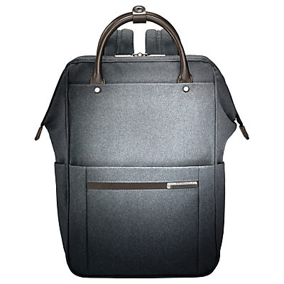 Briggs & Riley Kinzie Frame Wide-Mouth Backpack Grey